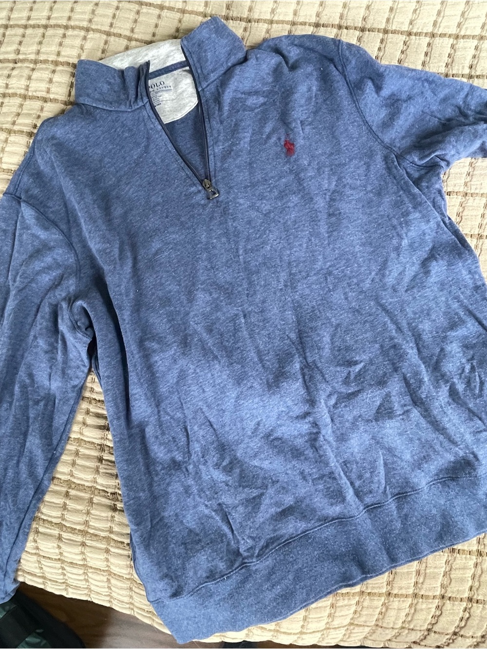 Polo Ralph Lauren Performance Quarter-Zip Pullover Men's Blue